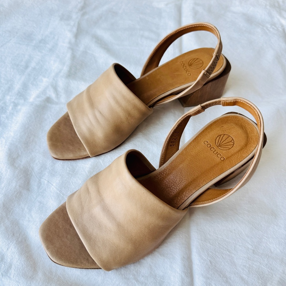 COCLICO Okolo Sandal in Camel Leather - Picture 3 of 10